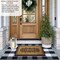 Gardenised Heavy Duty Coco Coir Doormat Non Slip PVC Baking Embossed Welcome Design Natural Coconut Fiber Floor Mat for Front Door Porch Patio Entryway Garage Mudroom & Outdoor Use 18x30"